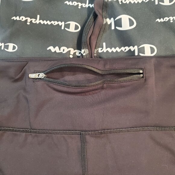 Champion Womens High Rise Logo Print Legging Tights Size Medium - Picture 3 of 9